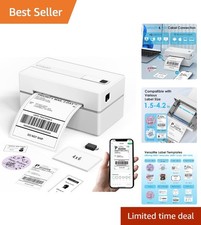 Bluetooth Thermal Shipping Label Printer - Portable & High-Speed for Small Biz picture