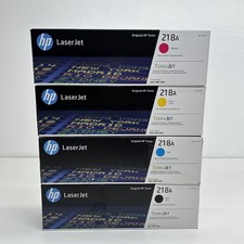 HP 218A Toner Cartridge 4-Pack (Black, Cyan, Magenta, Yellow)- SEALED picture