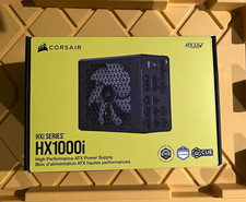 Corsair HX1000i HXi 1000W ATX Fully Modular PSU PCIe 5.0 Zero RPM Black picture