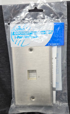 Leviton 43080-1S1 Stainless Steel Wall Plate Single Gang 1Port picture