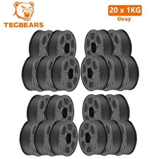 TECBEARS 20KG PETG High Speed Matte Gray 600mm/s 3D Printer Filament 1.75mm picture