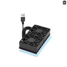 Ultra-Slim 80mm USB Radiator Fan with 6W Thermal Pad for Optimal Device Cooling picture