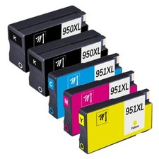 5pk Ink for HP 950XL 951XL OfficeJet Pro 8600 8616 8625 8630 8620 8615 8100 8610 picture