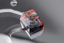 Jelly Key Keycaps ~ Zen Pond - Serene Waters ~ Hi-Utsuri Flame ~ Cherry ~ 1.25u  picture