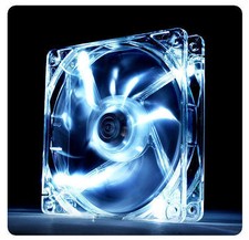 Thermaltake  Pure 12 LED White 120mm Sleeve Fan (CL-F020-PL12WT-A) picture