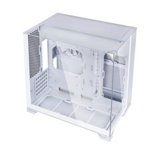 Lian-li O11 Vision-M O11VMW Dual-chamber w/140 mm Fan Micro ATX Case White picture