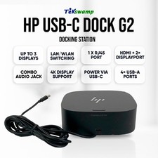 HP USB-C/A Universal Dock G2 HSN-IX02 4K DisplayPort Docking Station NO ADAPTER picture