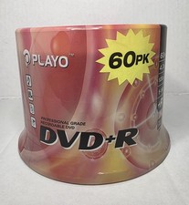 Playo DVD+R 60PK Professional Grade Recordable DVD's - Brand New Sealed picture