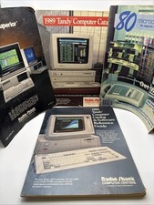 Vintage Radio Shack Tandy Computer Catalog Lot 1985 1988 1989 80 Micro TRS-80 picture