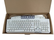 Compaq Genuine Desktop Vintage USB Keyboard Ku-9978 234677-007 Working picture