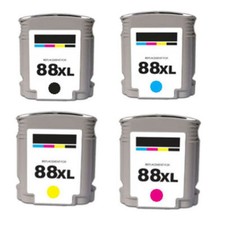 Combo set of 4 88XL Ink cartridges fit HP Officejet pro L7700 L7680 picture