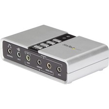 StarTech USB 7.1 External Sound Card Adapter ICUSBAUDIO7D SPDIF PC Laptop picture
