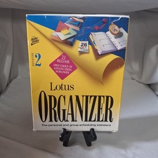 Lotus Organizer 2.1 Release 2 Big Box IBM/Windows 3.1 Complete Floppy Software picture