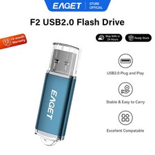 EAGET 8GB 16GB 32GB 64G Flash Drive USB2.0 Up to 25MB/s Storage Expansion Backup picture