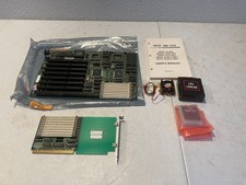 Vintage NICE Plus 486 USA Motherboard Intel i486 DX2 CPU Manual Expansion Card picture