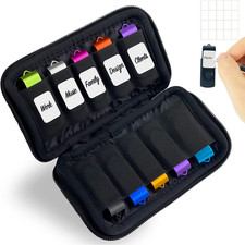 10 Slot Neoprene USB Flash Drive Case Storage Organizer Bag Pouch with Labels picture