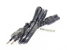 Longwell LP-21 2.5A  250V  17in(43cm) Euro 2 prong  Power Supply Cord  Cable picture