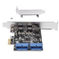 1pc PCIE to Internal 2 Port 19Pin Header 4 Port USB 3.0 Expansion Adapter Card picture