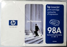 HP Performance 98A (92298A) Black Original LaserJet Toner Cartridge Series 4/5 picture
