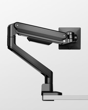 Deluxe Monitor Arm up to 40 Inch Holds 26.4 lbs Curved Screens Aluminum Black picture
