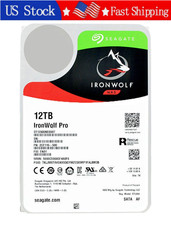 New Seagate ST12000NE0007 IronWolf Pro 12TB NAS 7200RPM SATA 6Gb/s 3.5