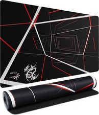 AREYLO Large Gaming Waterproof Extra Large Mouse Pad Stitched Edges, 31.5