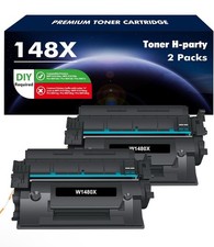 148X 148A Toner Cartridge Black High Yield 2 Pack No Chip * picture
