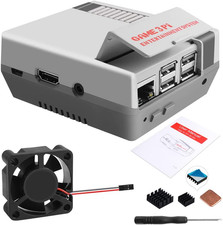 Geeekpi Case for Raspberry Pi 3B+ with Fan, Retro Gaming Nes3Pi Case with Coolin picture