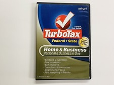 Turbotax 2008 Home & Business in One With State (Wind/Mac)  (LN) picture