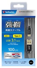 Verbatim Type-C to A 3.1 GEN2 Cable Heavy Duty 100cm Black CBTC31G2V1 NEW picture