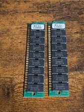 Pair of 4MB 30-pin SIMM RAM 70ns Non-Parity (8MB Total) Gold Contacts Retro PC picture