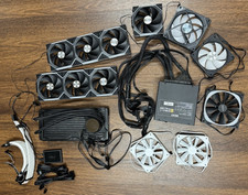 NZXT Kraken 280 C750 PSU 12 Fan Lian Li LCD RGB Strimer Pc Parts Lot picture
