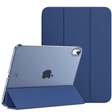 Navy Blue Ipad 11Th 10Th Gen Case 2025 2022 Premium Pu Leather Cover Auto Sle... picture