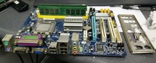 Gigabyte GA-G41M-ES2L LGA775 Micro ATX Motherboard w/E7500 CPU, 2GB, & I/O Plate picture