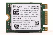 SK Hynix BC501 256GB M.2 2230 3D TLC PCIe Gen3 x2 NVMe SSD Dell P/N: 0759G2 picture