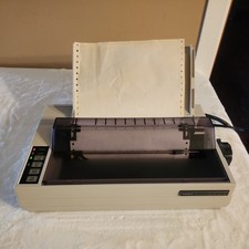 Vintage 1980'S  Tandy  Dot Matrix Computer Printer Model 130A  26-1280.  picture