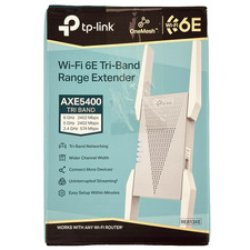 TP-Link RE813XE AXE5400 WiFi 6E Range Extender Tri-Band Wireless Signal Booster picture