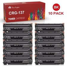 10Pack CRG137 Toner for Canon 137 Toner artridge 137 MF242dw MF236n MF216n D570 picture