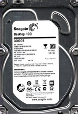 ST3000DM003 P/N: 1F216N-568 F/W: CC54 S/N: Z301 TK 3TB DEC 2013 THAILAND SEAGATE picture