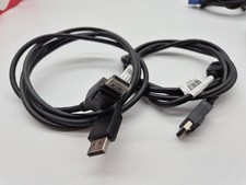 2X HP DisplayPort Cable 6ft. DP to DP 917463-011 Display Port Used picture