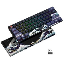 XVX 60% Gaming Keyboard, RGB 3-Modes Wireless Mechanical Keyboard, Mini 60 Pe... picture