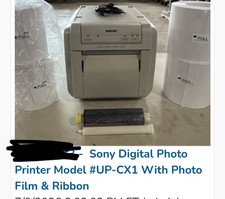Sony UP-CX1 Digital Photo  Digital Thermal  Printer  3½ Rolls Of Photo Paper  picture