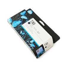 HP 730 Matte Black DesignJet Ink Cartridge 130ml P2V65A Exp Sep 2026 OEM New picture