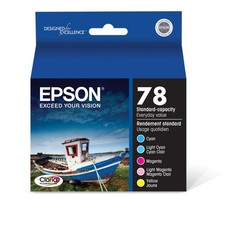 EPSON 78 Claria Hi-Definition Ink Standard Capacity 5 Color Cartridge Combo ... picture