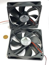 2 x  GDSTIME 5V 2Pin 12cm 120mm x 25mm GDA 1225 Axial Exhaust Cooling Fan picture