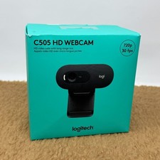 Logitech C505 Webcam 720p HD Webcam with Long-Range Mic Black 960-001363 picture