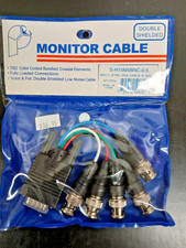 MULTI SYNC FEMALE BNC VGA CABLE 1ft Pan Pacific Part Number: S-H15M5BNCF-.5' picture