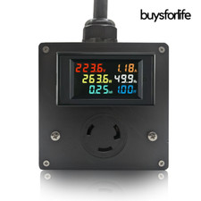 BuysForLife Power Meter Drok NEMA Complete Build with Cable Plug 240v Mining  picture