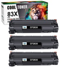 1-4PK CF283X Black Toner For HP 83X Toner LaserJet Pro MFP M225dn M201n M201dw picture