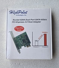 HighPoint Rocket 620 Dual-Port SATA 6Gb/s PCI-Express 2.0 Host Adapter New  picture